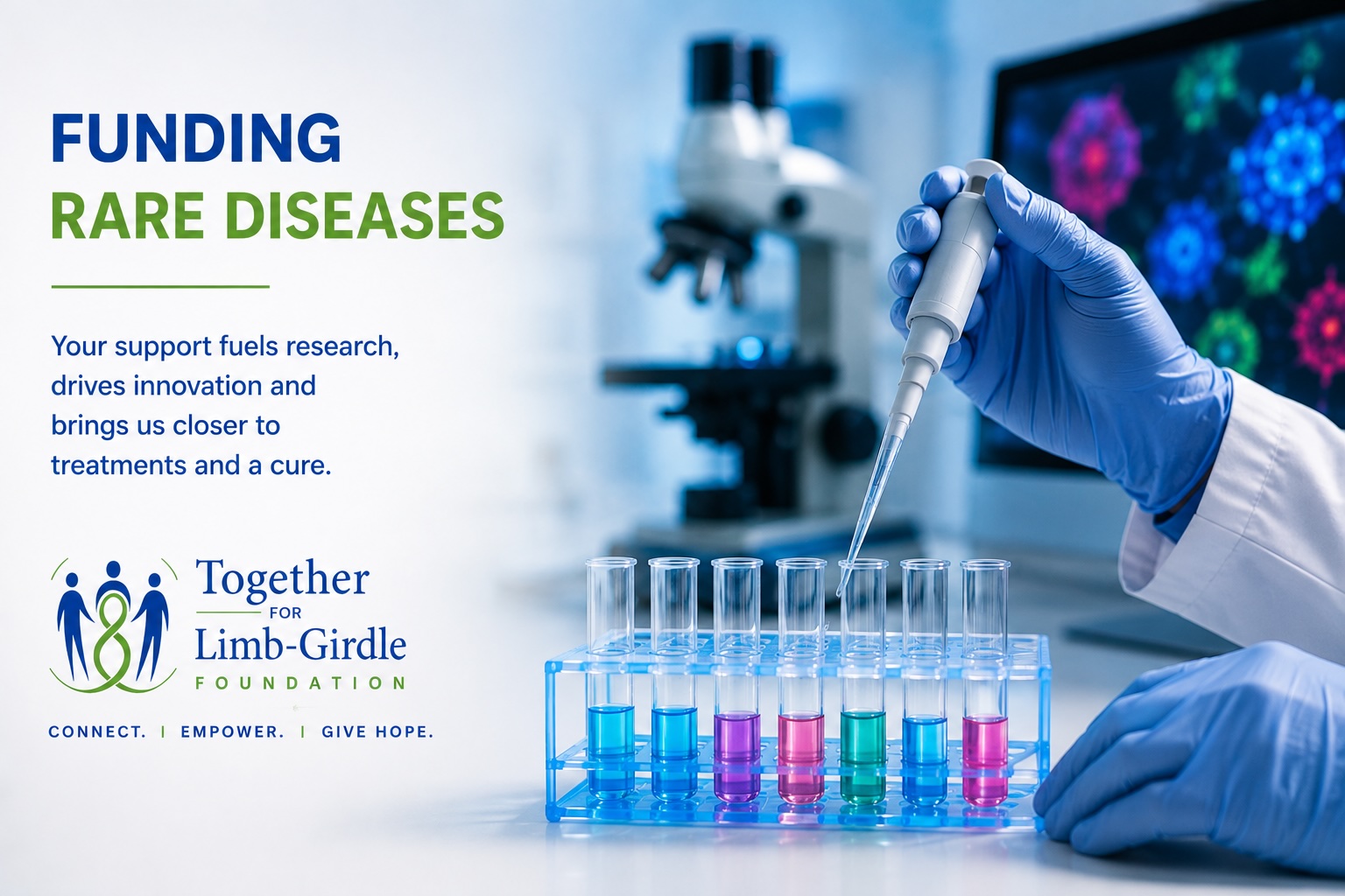 Funding rare diseases: your support fuels research, drives innovation and brings us closer to treatments and a cure